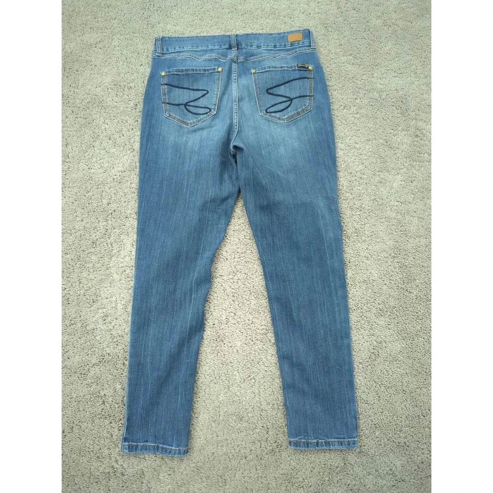 Seven7 Jeans Womens 16 Blue Denim High Rise Skinny Stretch Casual‎